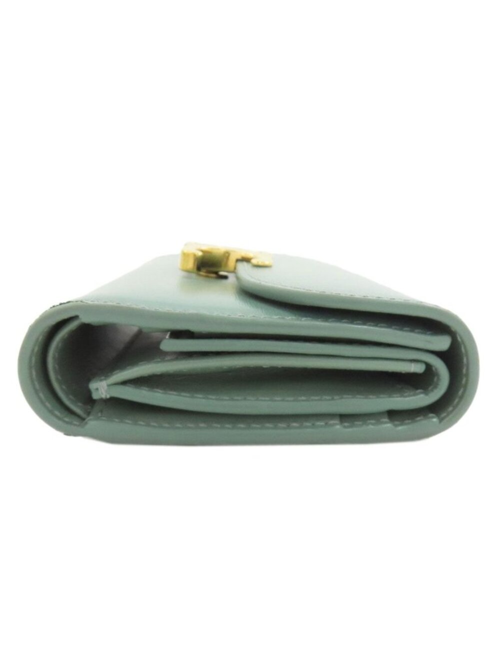 Celine Triomphe Flap Trifold Bifold Wallet Leather - Picture 3 of 15
